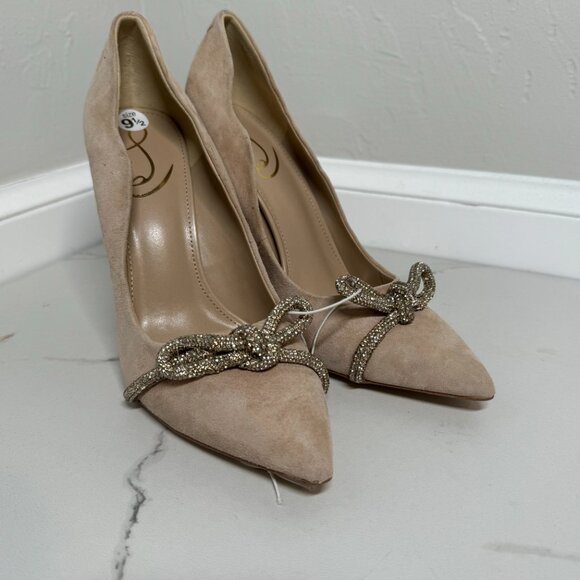 SAM EDELMAN  Deela‎ Pointed Toe Cappuccino Heel Size 9 1/2 NEW - Picture 2 of 12